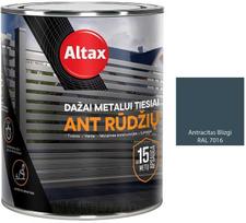 Dažai metalui ALTAX, tamsiai pilka, blizgi, RAL 7016, 0,75 l,