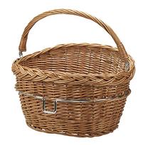 Dviračio krepšys ant vairo KLICKFix Wicker // 18l, be KLICKfix laikiklio (pintas)