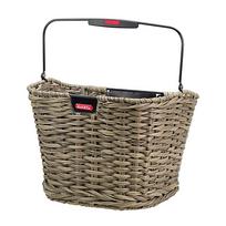 Dviračio krepšys ant vairo KLICKFix Structura // 16l, 7kg, be KLICKfix laikiklio (pintas, rudas)