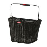 Dviračio krepšys ant vairo KLICKFix Structura // 16l, 7kg, be KLICKfix laikiklio (pintas, juodas)