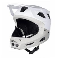 Šalmas FORCE Drop Downhill // dydis: XS - S (51-54 cm) (balta/pilka)
