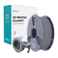 Filament Sunlu PETG Didelio Greičio Matinis (pilkas)