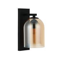 Šviestuvas sieninis Light Prestige Elaris, E27, 1 x 15 W, gintaro sp. / juoda sp.