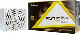 Seasonic Focus GX 80 PLUS Gold Netzteil, modular, PCIe 5.1 - 750 Watt, weiß | FOCUS-GX-750-V4-WHITE | 4711173878575
