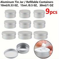 Aliuminiai indeliai kosmetikai, 15ml - 10vnt
