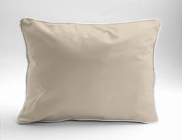 Grynos medvilnės Macosatin pagalvės užvalkalas 70x80 smėlio smėlio spalvos Premium