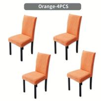 Tempiamas žakardo kėdžių užvalkalas,  Oranžinė
