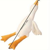 Didelė balta žąsis pagalvė, 35,4 colio (90 cm)