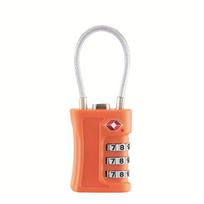TSA patvirtinta kelioninė spyna, Oranžinė-raudona