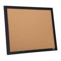 Kamštinė lenta, Dvipusė skelbimų lenta, 45.7x60.9x1.8 cm, Juoda, MDF rėmas