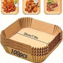 Oro keptuvės popieriniai įdėklai, Apvalus+20CM+50PC