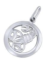 Silvego Sidabrinis pakabukas zodiako ženklas Skorpionas - apvalus SILVEGOB10283S11 sSL3832