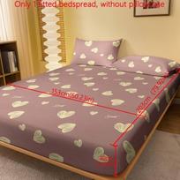 Medvilninė paklodė su širdžių raštu, XX Fitted Sheet-Sweet Heart