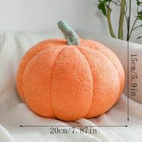 Moliūgo formos dekoratyvinė pagalvė, Oranžinė
