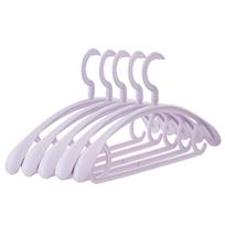 Plastikinės drabužių pakabos 5 vnt.,  Žavesys violetinis