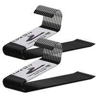 Plastikinių kelnių pakabų komplektas