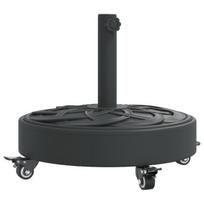 Skėčio nuo saulės pagrindas su ratukais 38/48mm stulpams, 27kg