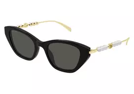 Gucci GG1968S 001 black gold grey 50