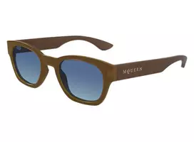 Alexander Mcqueen AM0530S 002 havana 49 Akiniai nuo saulės Vyrams