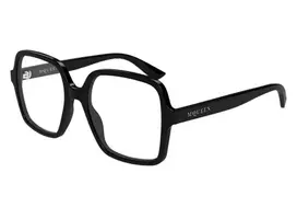 Alexander Mcqueen AM0538O 001 black 52 Akinių rėmeliai Moterims