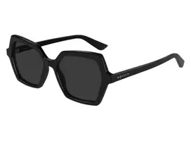 Alexander Mcqueen AM0537S 001 black 54 Akiniai nuo saulės Moterims