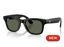 Ray-Ban Meta Wayfarer 4012 601/71 50 G-15 GEN2 Rėmeliai blizgūs juodi (Grafito/žalios spalvos lęšiai)