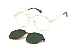 Polaroid Pld 6183/cs 06J/UC GOLD HAVANA 56 Akinių rėmeliai Unisex