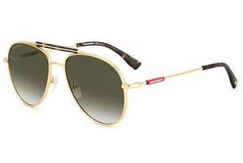 DSquared2 D2 0045/s AOZ/9K MATTE GOLD 56 Akiniai nuo saulės Vyrams