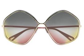 Chloè CH0065S 001 gold pink grey 65 Akiniai nuo saulės Moterims