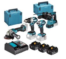 MAKITA ZESTAW COMBO 18V LXT DGA504+DDF489+DTD173 3*5.0AH | 11014949  | 0197050012470