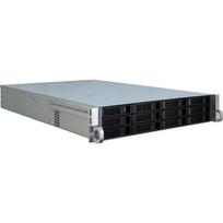 INTER-TECH  IPC 2U-2412 Rack Black, Silver | 88887118  | 4260133126398