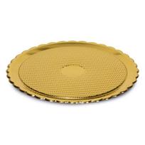 Plastikiniai padėklai, aukso spalvos, 2 vnt. "Easy Bake" Ø28cm