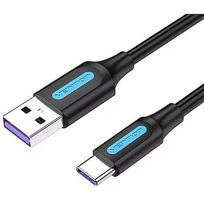 Vention CABLE USB-C TO USB2.0/1M PVC BLACK CORBF CORBF