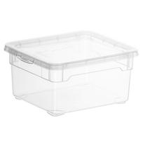 Daiktadėžė su dangčiu Rotho Clear, 2 l, skaidri sp., 19 x 16.5 x 9 cm