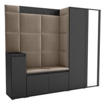 Luton 8 prieškambario spinta 220 x 186 x 40 cm – praktiška saugykla