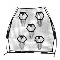 Futbolo treniruoklis metimo tinklas, 2133,6x2133,6 mm, treniruotėms, be mazgų tinklas