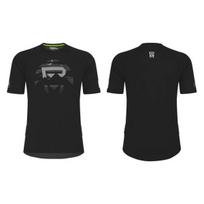 Dviratininko marškinėliai Rock Machine Trail Jersey SS, juoda, XXL