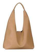 TOM TAILOR Šviesiai rudas moteriškas petinis krepšys - Filipa Hobo Bag L Camel 295742