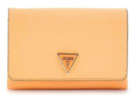 GUESS Moteriška persikų spalvos petnešos rankinė - Noelle Mini Xbody Flap Organizer Abrikosas 304255