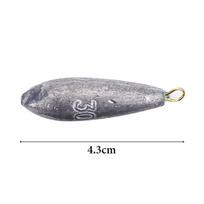 Fishing weights,6Pcs New Fishing Weights Sinkers Waterdrop Shape Casting Fishing Tackle (30g),