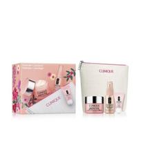 Veido kremo rinkinys Clinique Moisture Surge SPF25 lengvas drėkinamasis kremas, 4 dalių lengvas SPF25