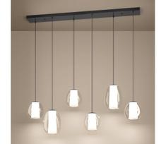 Eglo 390459 - LED reguliuojama liustra MENORCA 2xLED/7W/230V + 4xLED/5,5W+6xLED/1,6W chromas