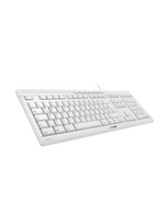 Cherry STREAM Wired Keyboard DE 1.80m white/grey