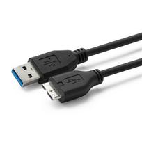 MicroConnect USB A to USB Micro B, Version  3.2 Gen 1, Black 3m M-M