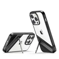 UGREEN LP635 Kickstand Protective Case, Hard Cover with Gel Frame and Built-in Stand for iPhone 14 Pro, Black (90926)