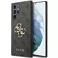 GUESS 4G Big Metal Logo case for Samsung Galaxy S24 Ultra - black