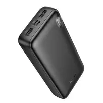 Hoco J128A Power Bank | 20,000 mAh | 10W | USB-A, USB-C, Micro USB | black