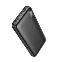 Hoco J128 Power Bank | 10,000 mAh | 10W | USB-A, USB-C, Micro USB | black