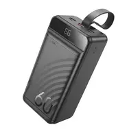 Hoco J123C Power Bank | 60,000 mAh | 22.5W | PD, QC | USB-A, USB-C | black