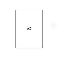 Kreska Paper for binding, size 610x430 mm, 170 g/m², 20 sheets/pack.